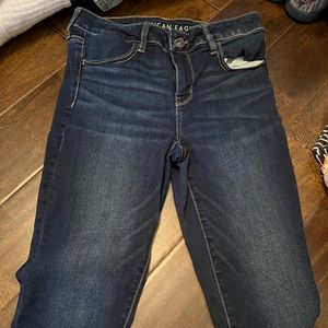 Dark American Eagle Blue Jeans
